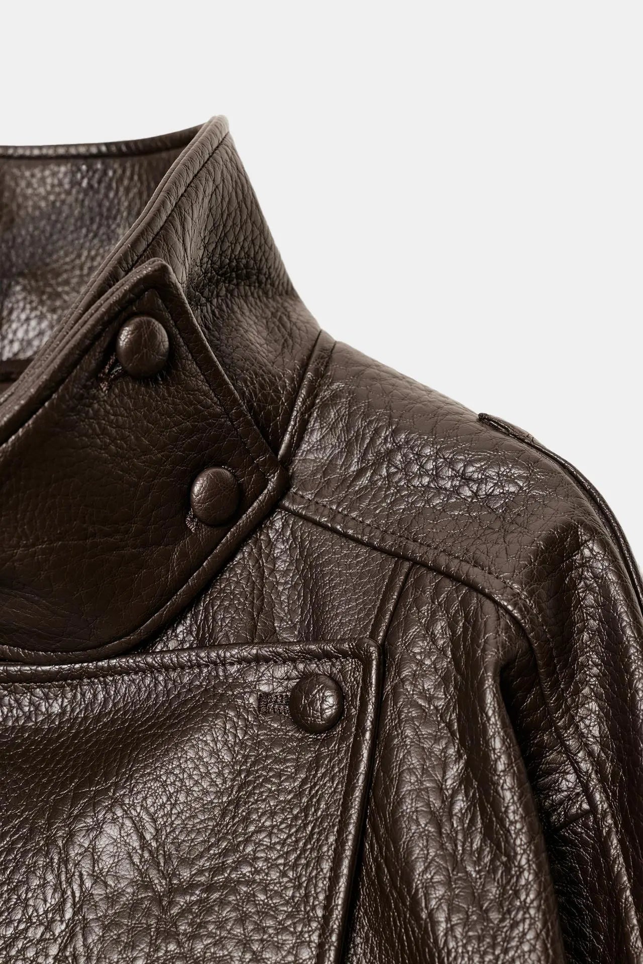 Elcevi | Women's Faux Leather Biker Jacket