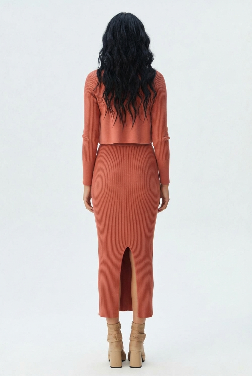 Lisa | Ribbed Knit Set