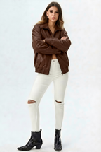 Noa |  Faux Leather Jacket