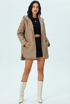 Lina | Quilted Hooded Jacket