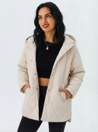 Lina | Quilted Hooded Jacket