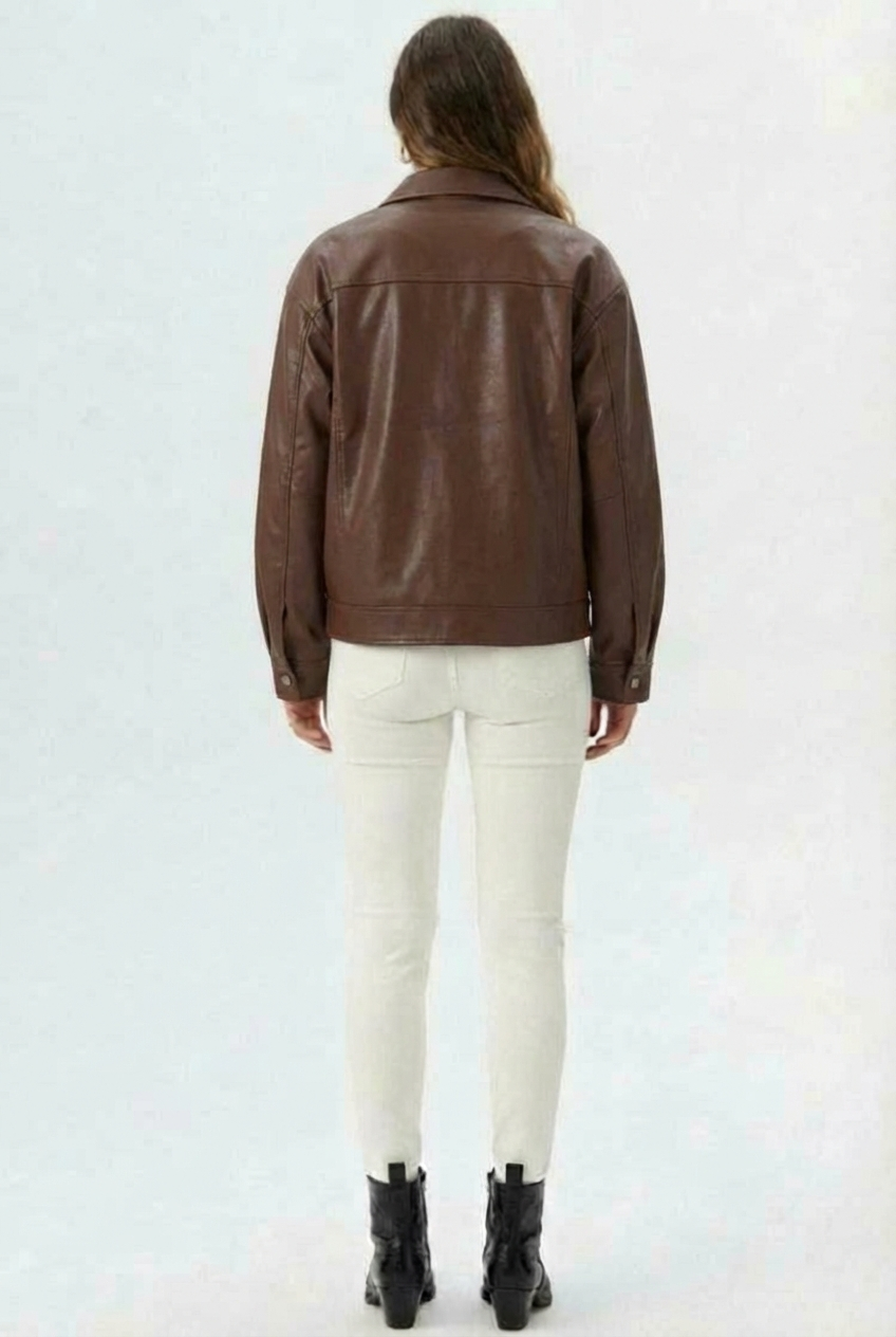 Noa |  Faux Leather Jacket