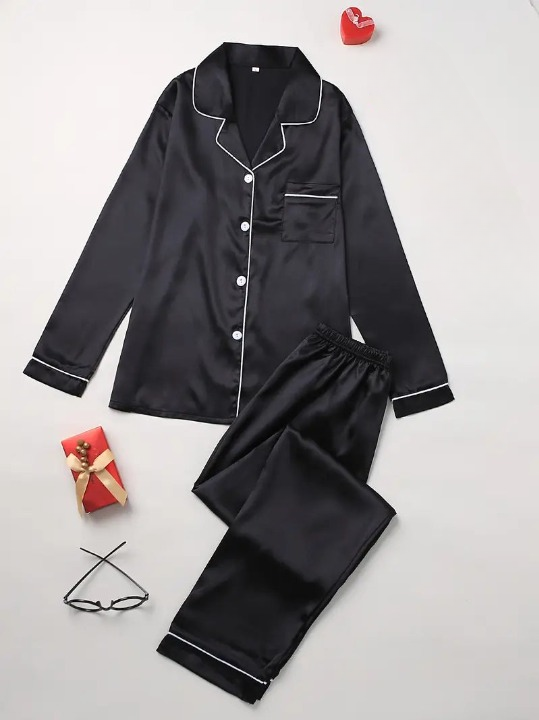 Lia | Silken Dreams Duo - Casual Comfort Sleepwear Set