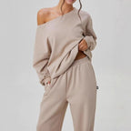 Lily | Sporty Casual Two-Piece Set with Off-Shoulder Design