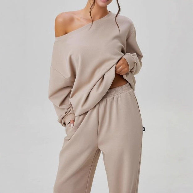 Lily | Sporty Casual Two-Piece Set with Off-Shoulder Design