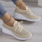 Lia | Breathable Platform Walking Sneakers