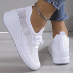Lia | Breathable Platform Walking Sneakers