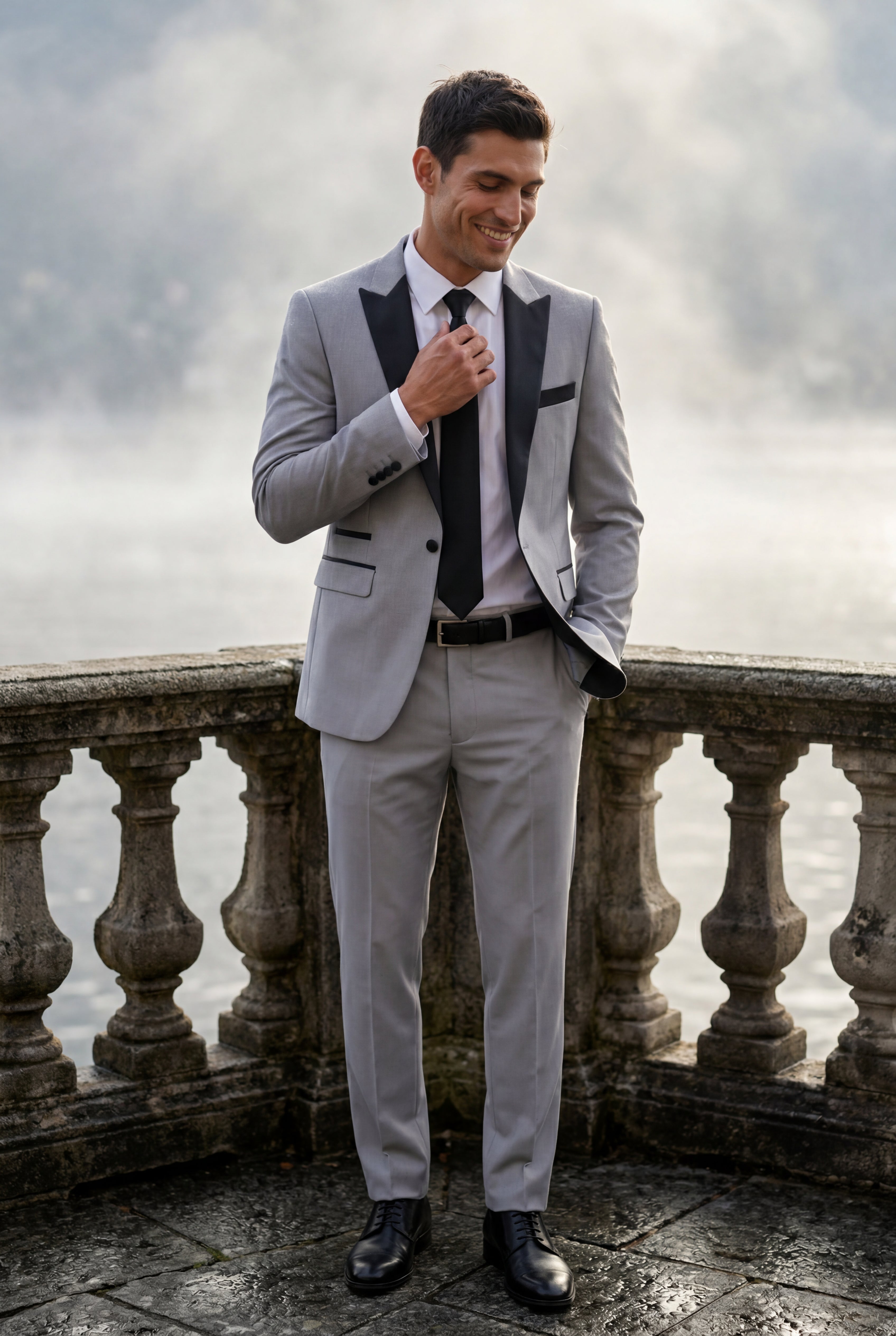 Liam | Contrasting Shawl Lapel Tuxedo Suit