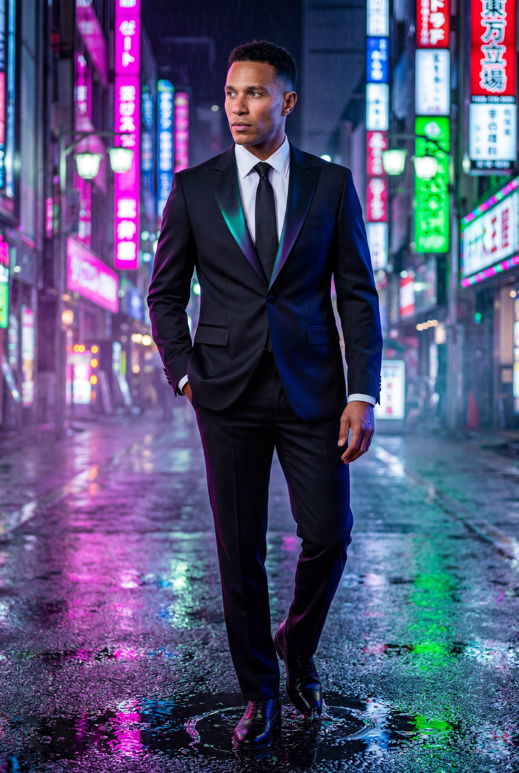 Liam | Contrasting Shawl Lapel Tuxedo Suit