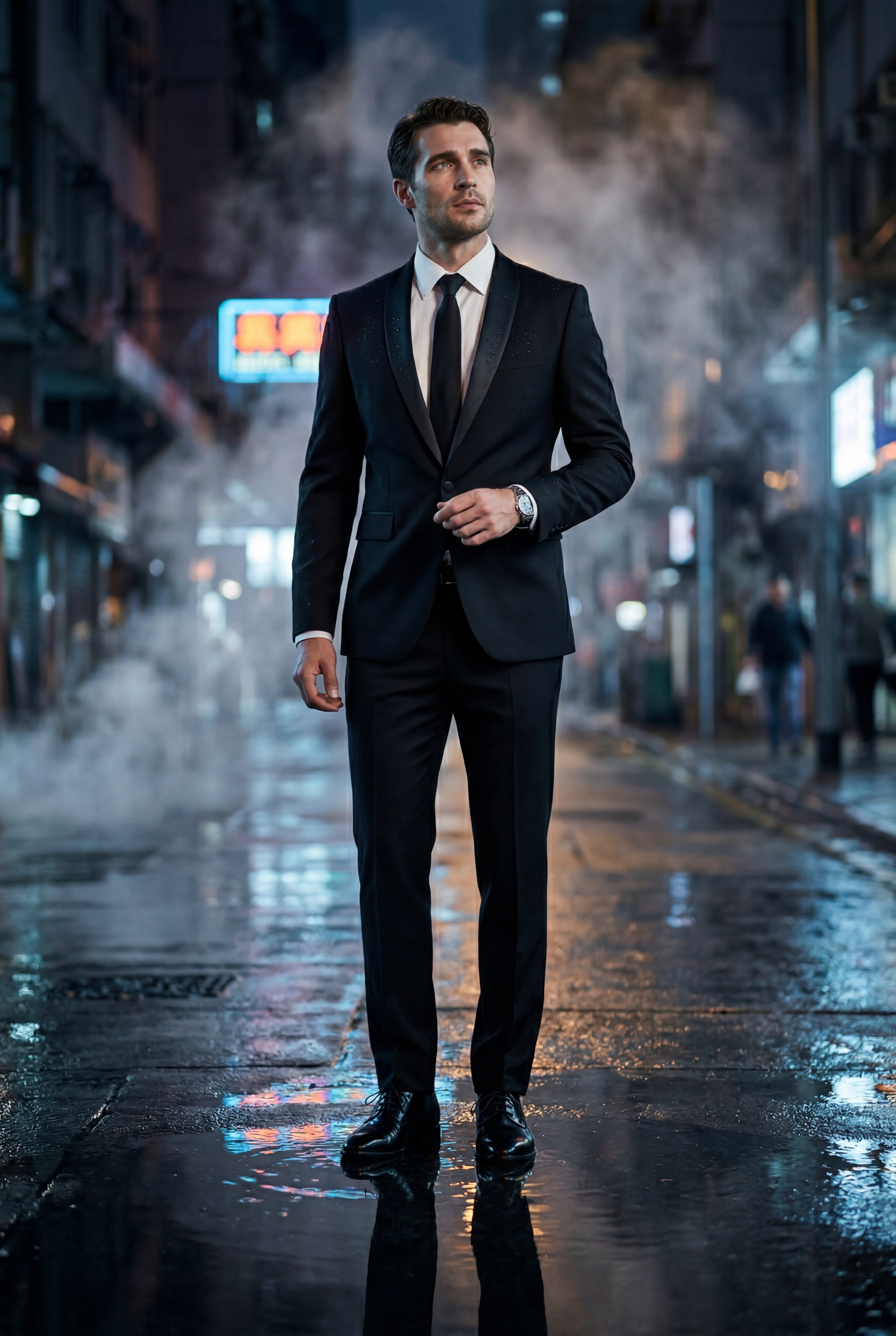 Liam | Contrasting Shawl Lapel Tuxedo Suit