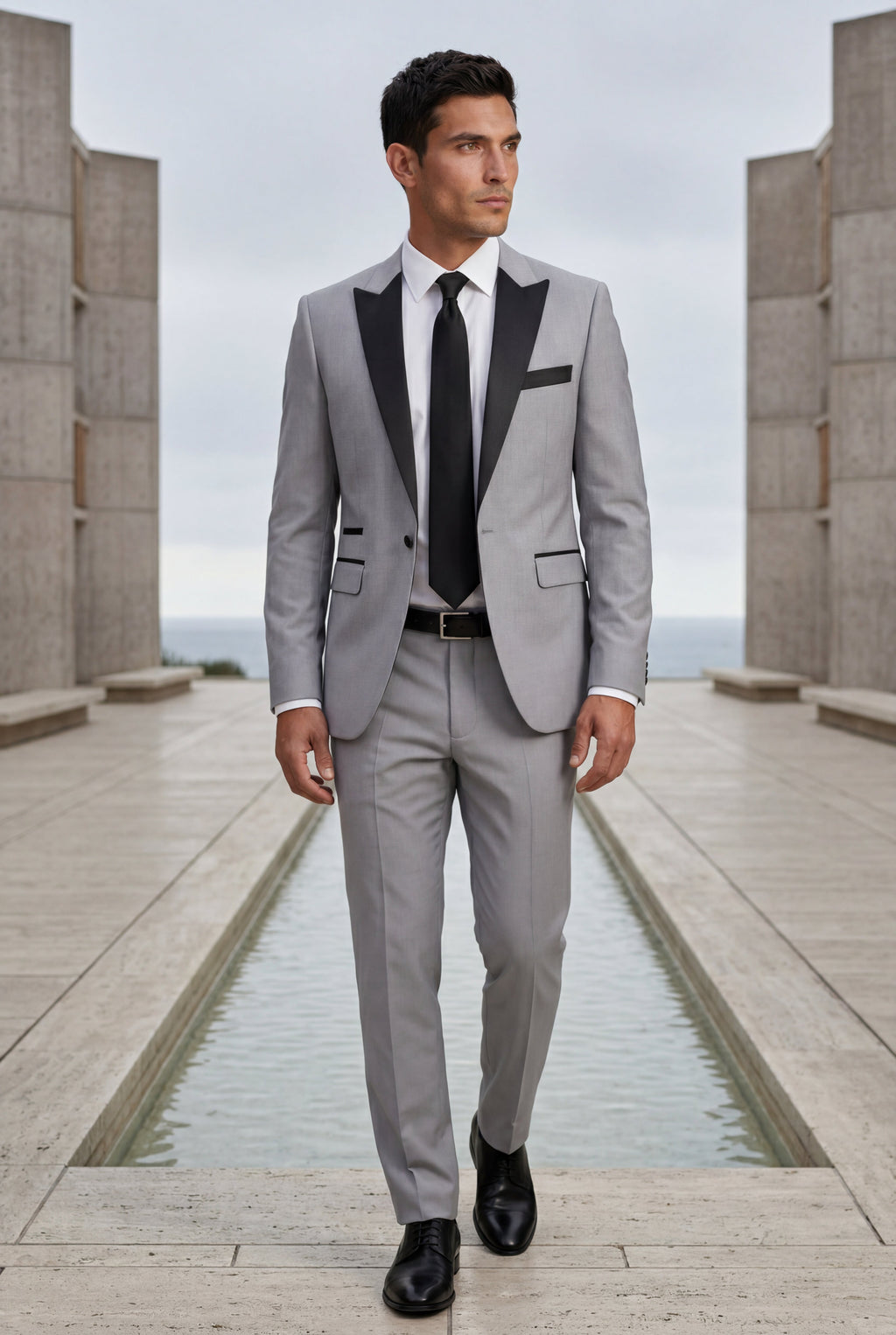 Liam | Contrasting Shawl Lapel Tuxedo Suit