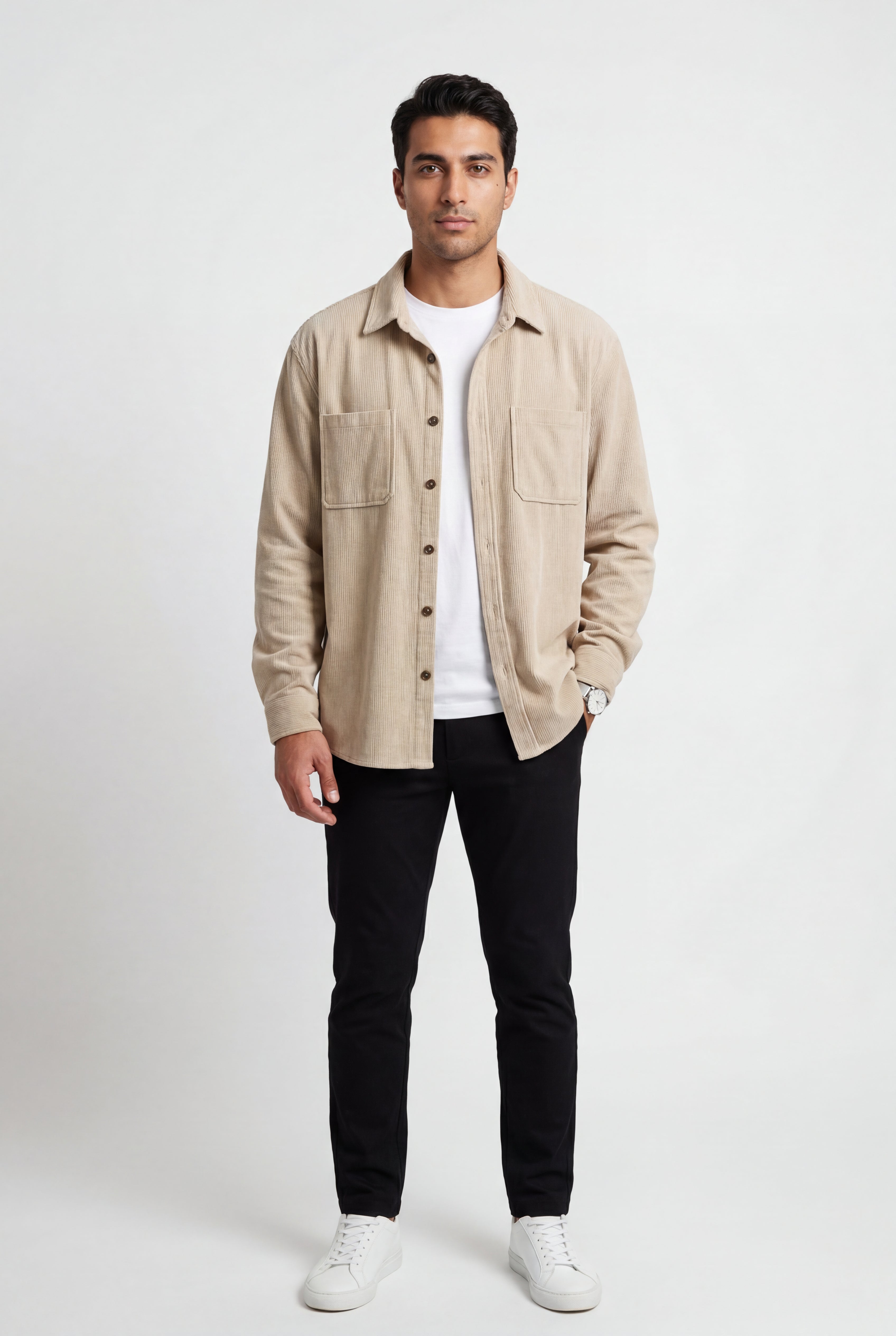 Liam | Double Chest Pocket Shirt Jacket
