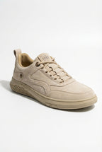 Liam | Minimalist Slip-On Lace-Up Sneakers with Cushioned Sole