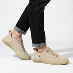 Liam | Minimalist Slip-On Lace-Up Sneakers with Cushioned Sole