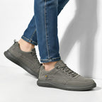 Liam | Minimalist Slip-On Lace-Up Sneakers with Cushioned Sole