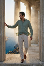 Liam | Relaxed Button-down Shirt and Drawstring Trouser Set