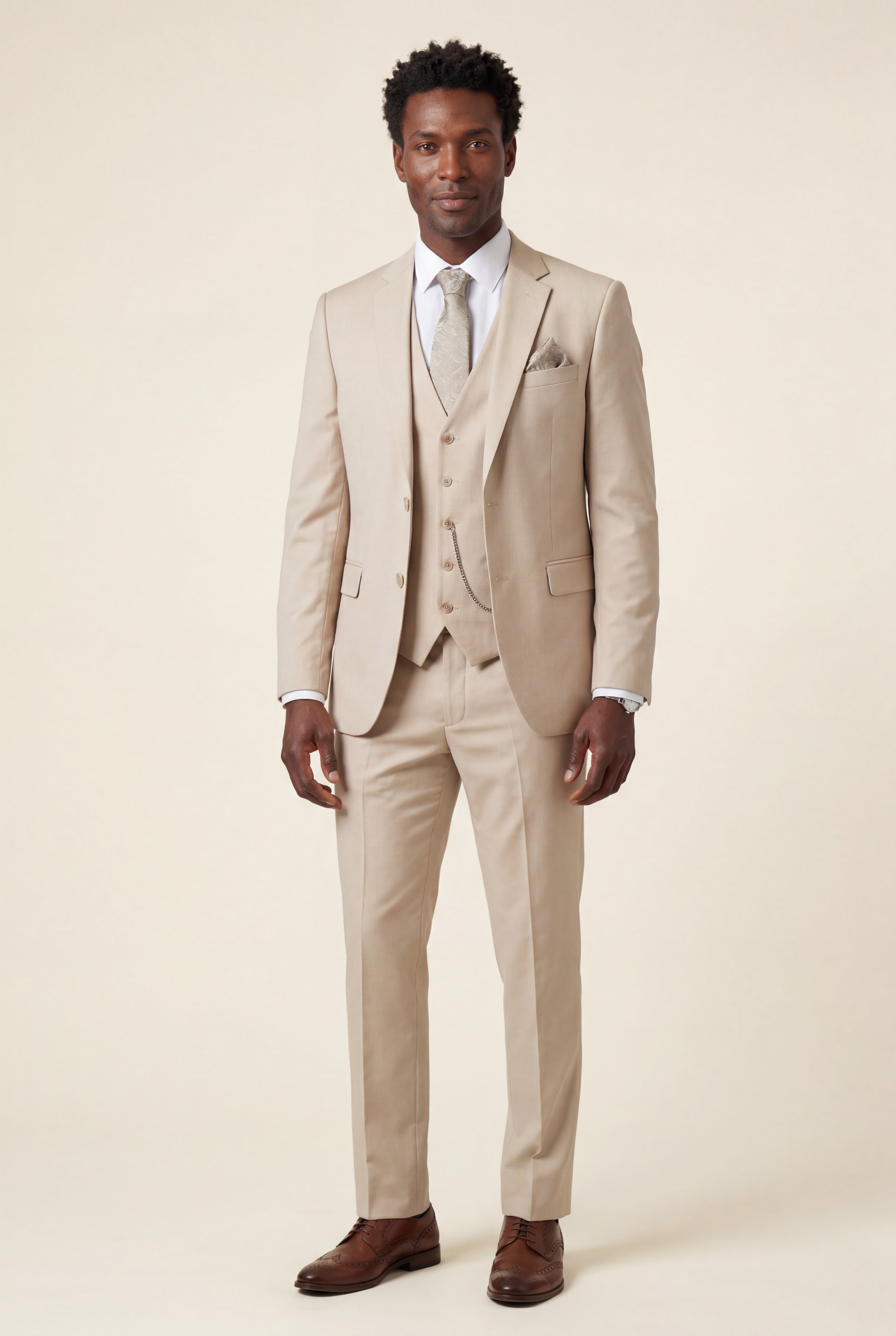 Liam | Slim Fit Three-piece Tailored Formal Suit Set