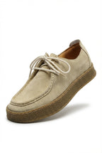 Gio | Structured Moc Toe Lace-up Casual Shoes