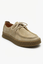 Gio | Structured Moc Toe Lace-up Casual Shoes