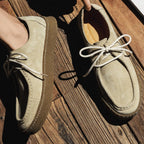 Gio | Structured Moc Toe Lace-up Casual Shoes
