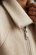 Lia | Wide-leg Zip Collar Lounge Set with Relaxed Pullover