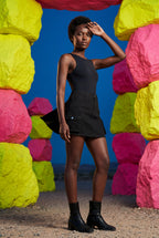 Alyssa | Cargo Pocket A-Line Mini Skirt with Flap Details For Women
