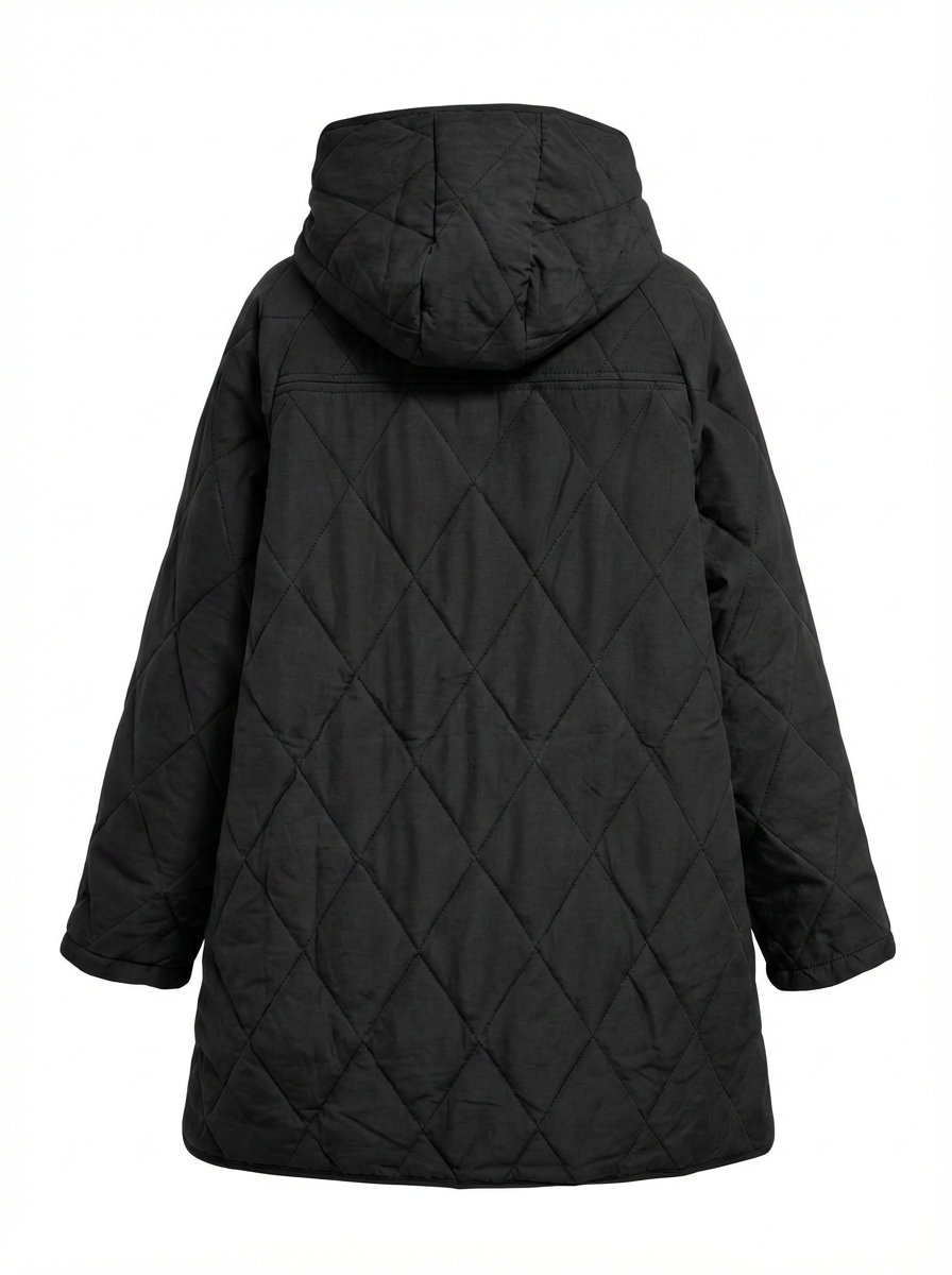 Lina | Quilted Hooded Jacket