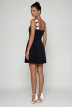 Elcevi | A-line Mini Dress with Scoop Neckline For Women