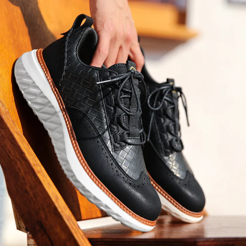 Liam | Brogue Detailing Casual Sneakers