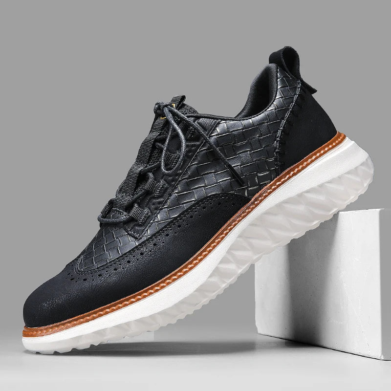 Liam | Brogue Detailing Casual Sneakers