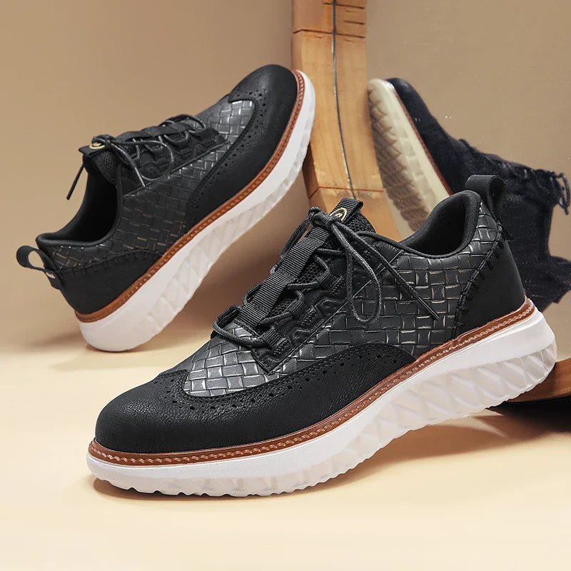 Liam | Brogue Detailing Casual Sneakers