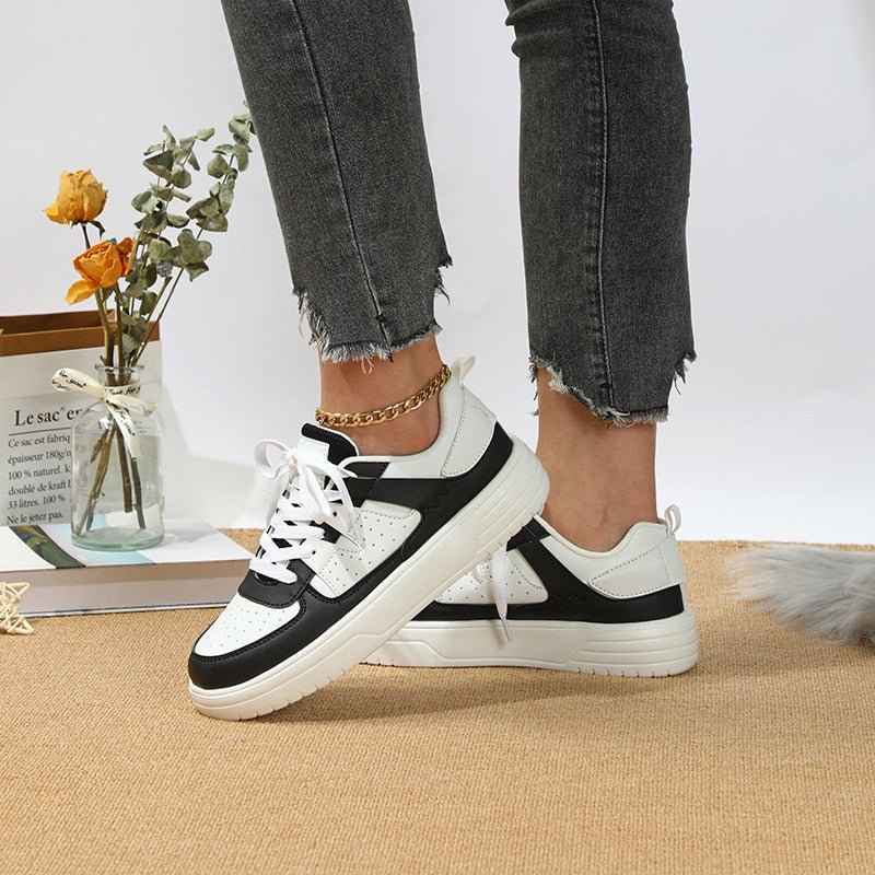 Lia | Chunky Platform Colorblock Sneakers with Bold Panels