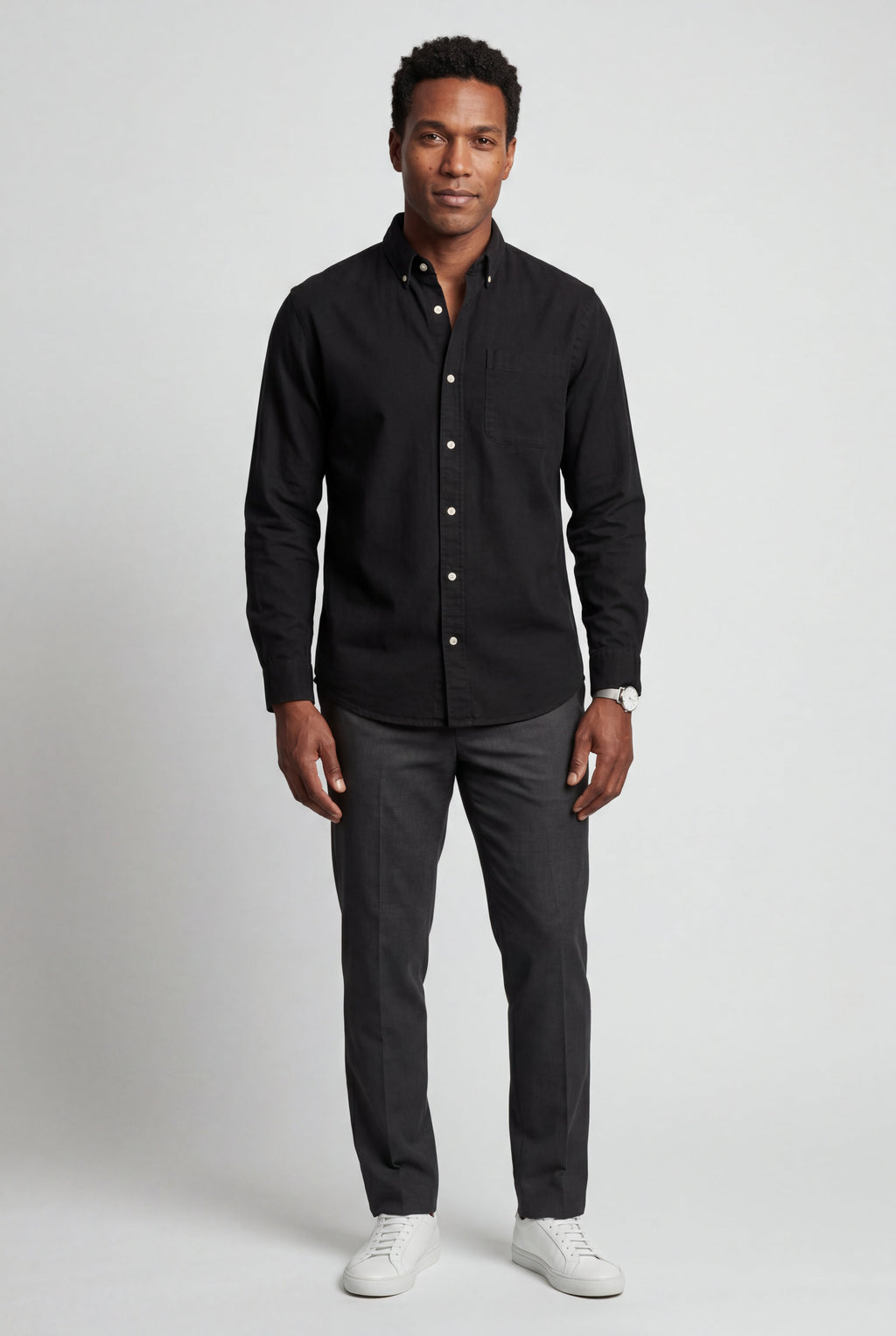 Liam | Classic Button-down Oxford Shirt with Chest Pocket