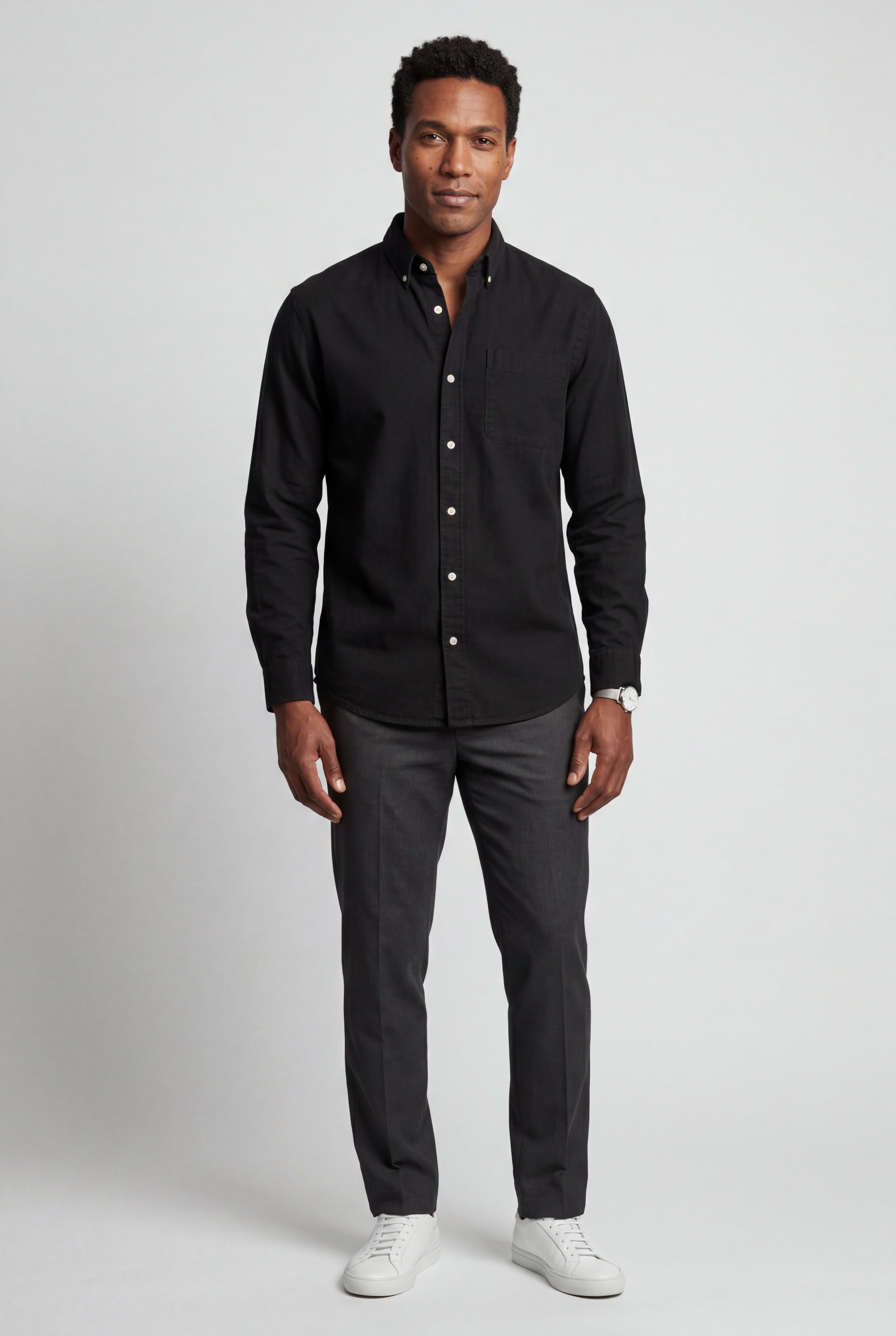 Liam | Classic Button-down Oxford Shirt with Chest Pocket