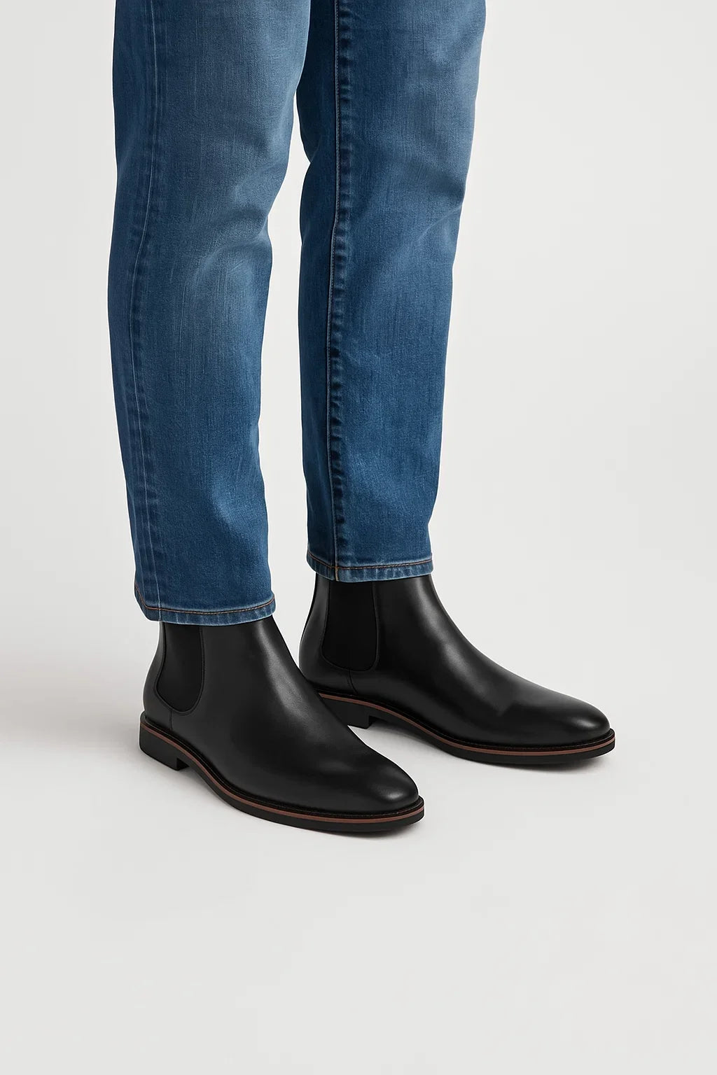 Kian | Classic Chelsea Boots with Elastic Panels