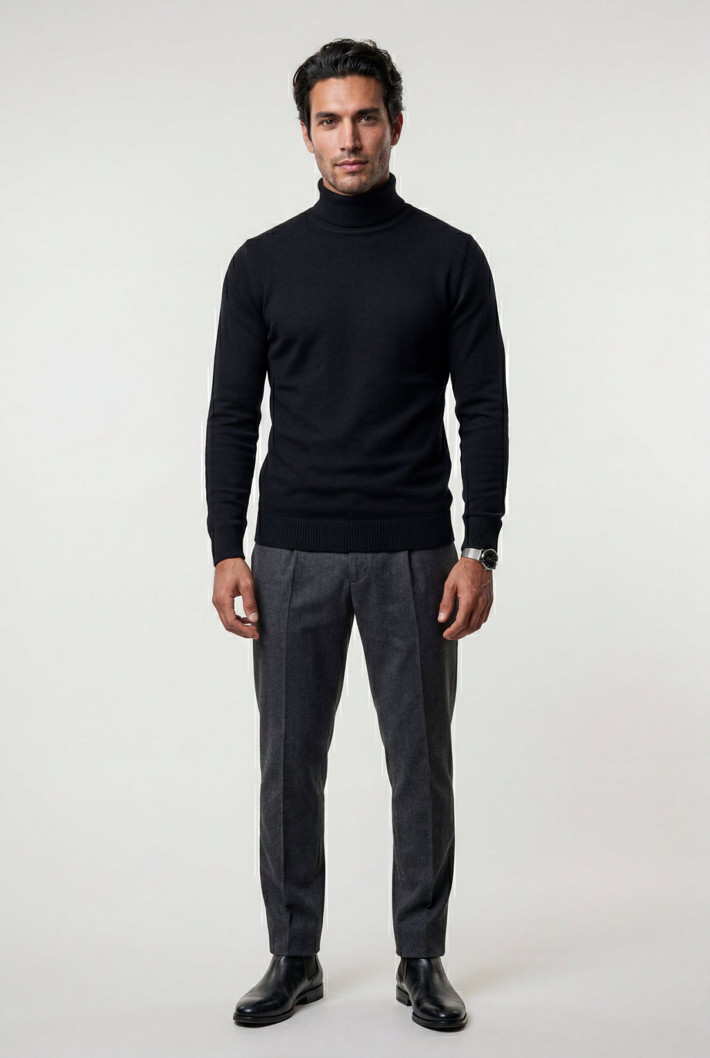 Gio | Classic Slim Fit Turtleneck Sweater