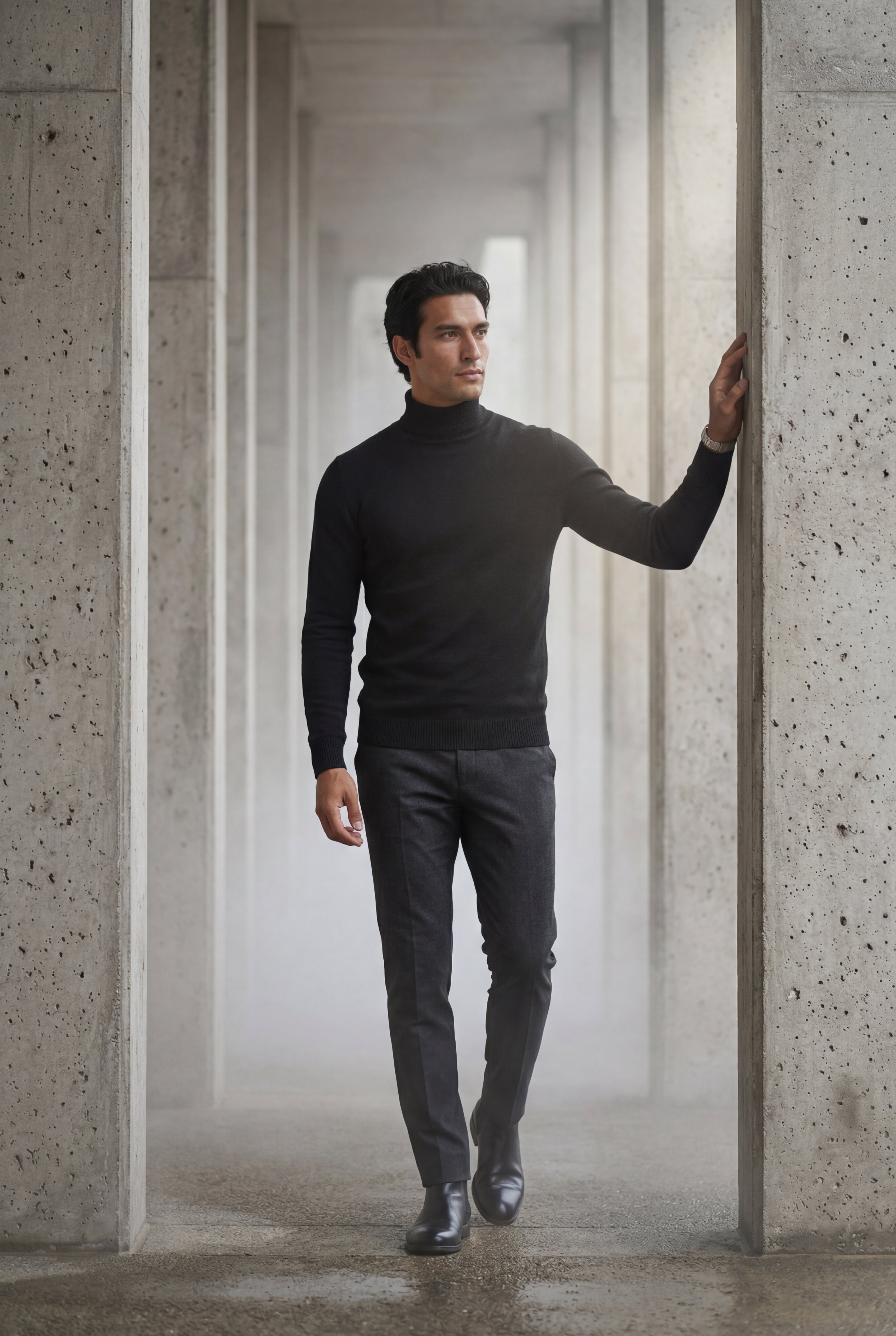 Gio | Classic Slim Fit Turtleneck Sweater