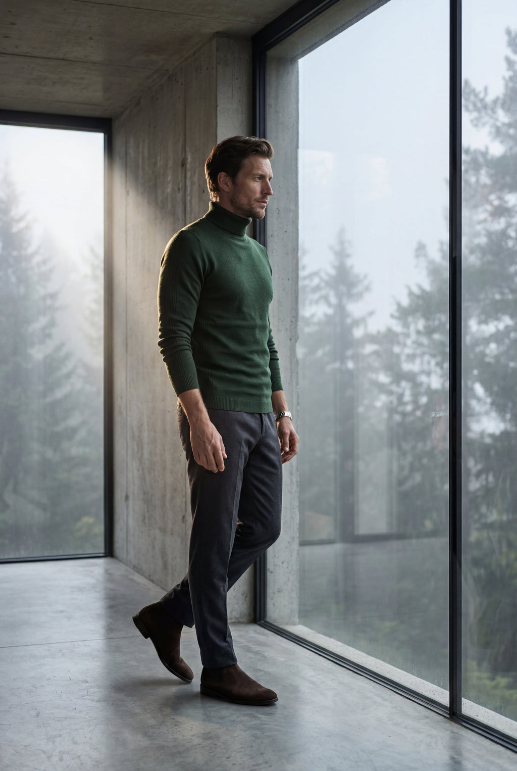 Gio | Classic Slim Fit Turtleneck Sweater