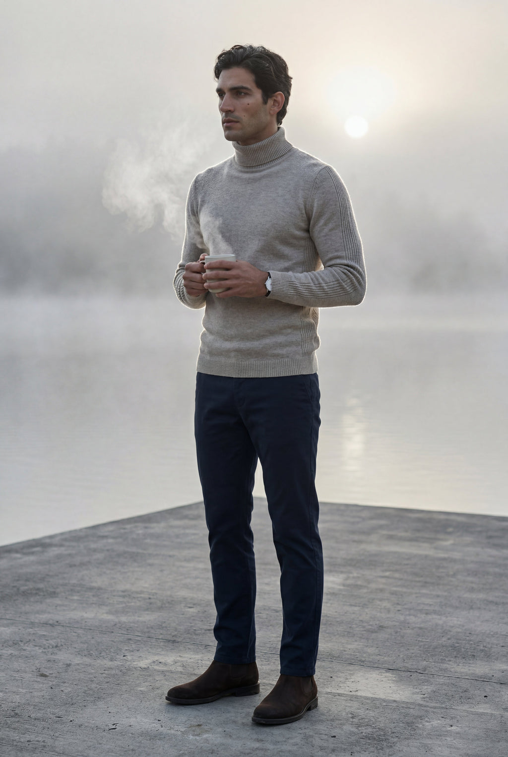 Gio | Classic Slim Fit Turtleneck Sweater