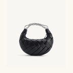 Lieke | Crescent Crossbody Bag with Gold Twisted Handle