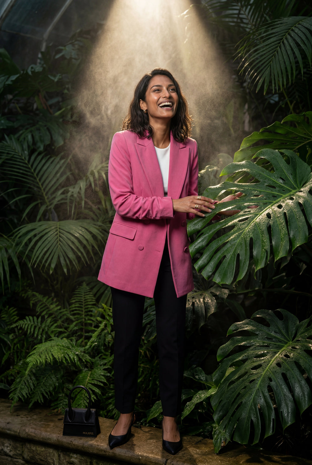 Elcevi | Double-breasted Classic Fit Blazer with Notched Lapel For Women