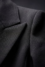 Elcevi | Double-breasted Classic Fit Blazer with Notched Lapel For Women