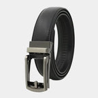 Kian | Gunmetal Automatic Buckle Adjustable Dress Belt