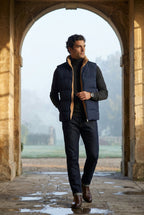 Liam | Lined Quilted Puffer Vest with Stand Collar