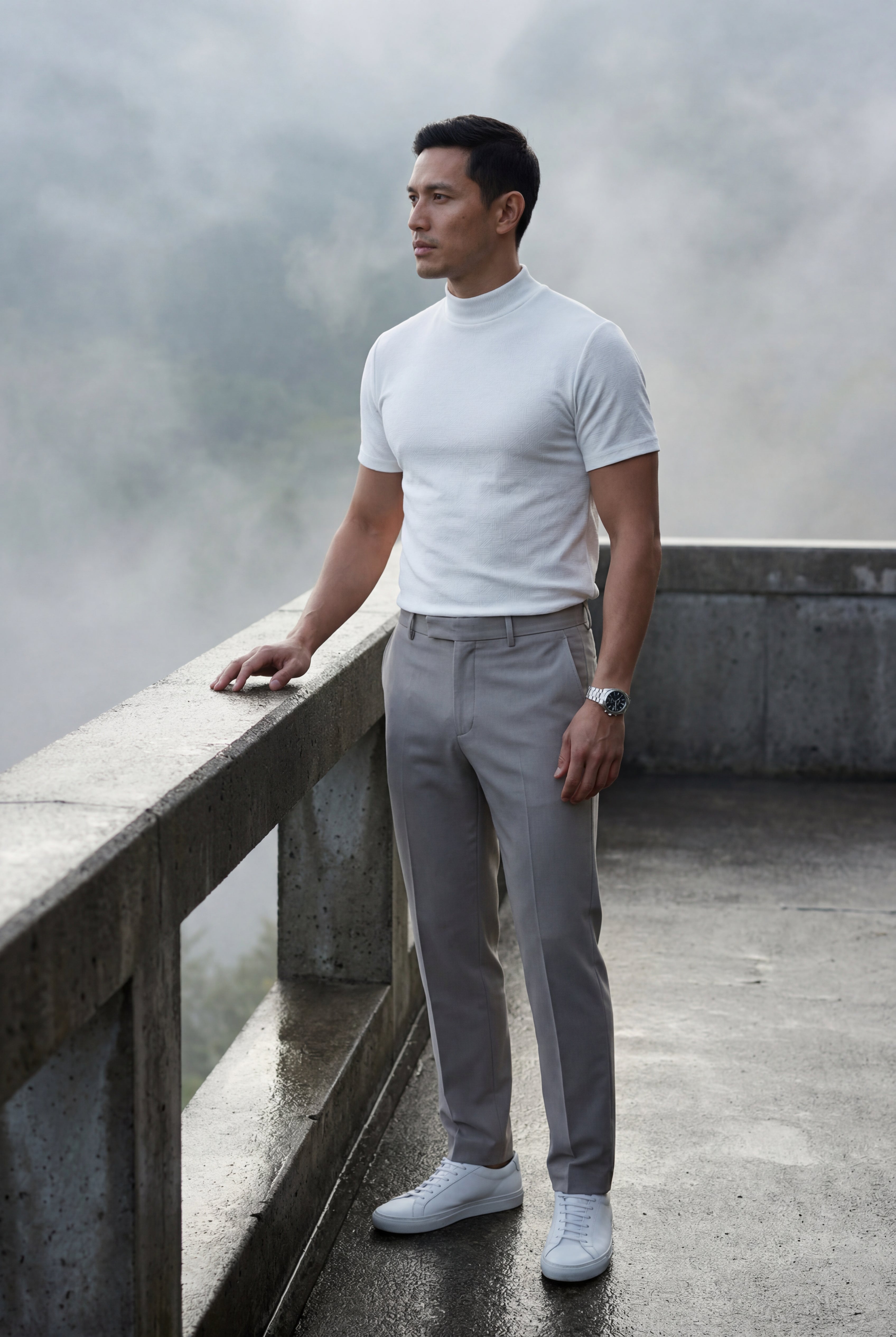 James | Regular Fit Crew Neck Short Sleeve T-Shirt For Men
