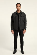 Liam | Men's Structured Snap Front Classic Trucker Jacket
