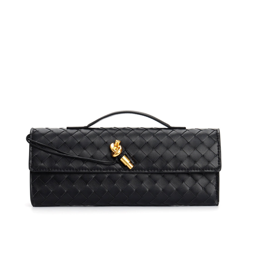 Lieke | Metallic Structured Clutch Shoulder Bag