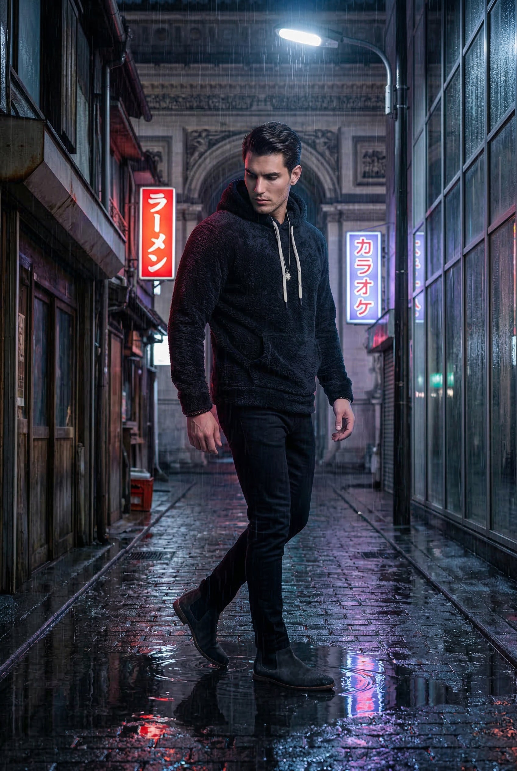 Liam | Modern Fit Plush Hoodie with Kangaroo Pocket