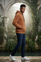 Liam | Modern Fit Plush Hoodie with Kangaroo Pocket