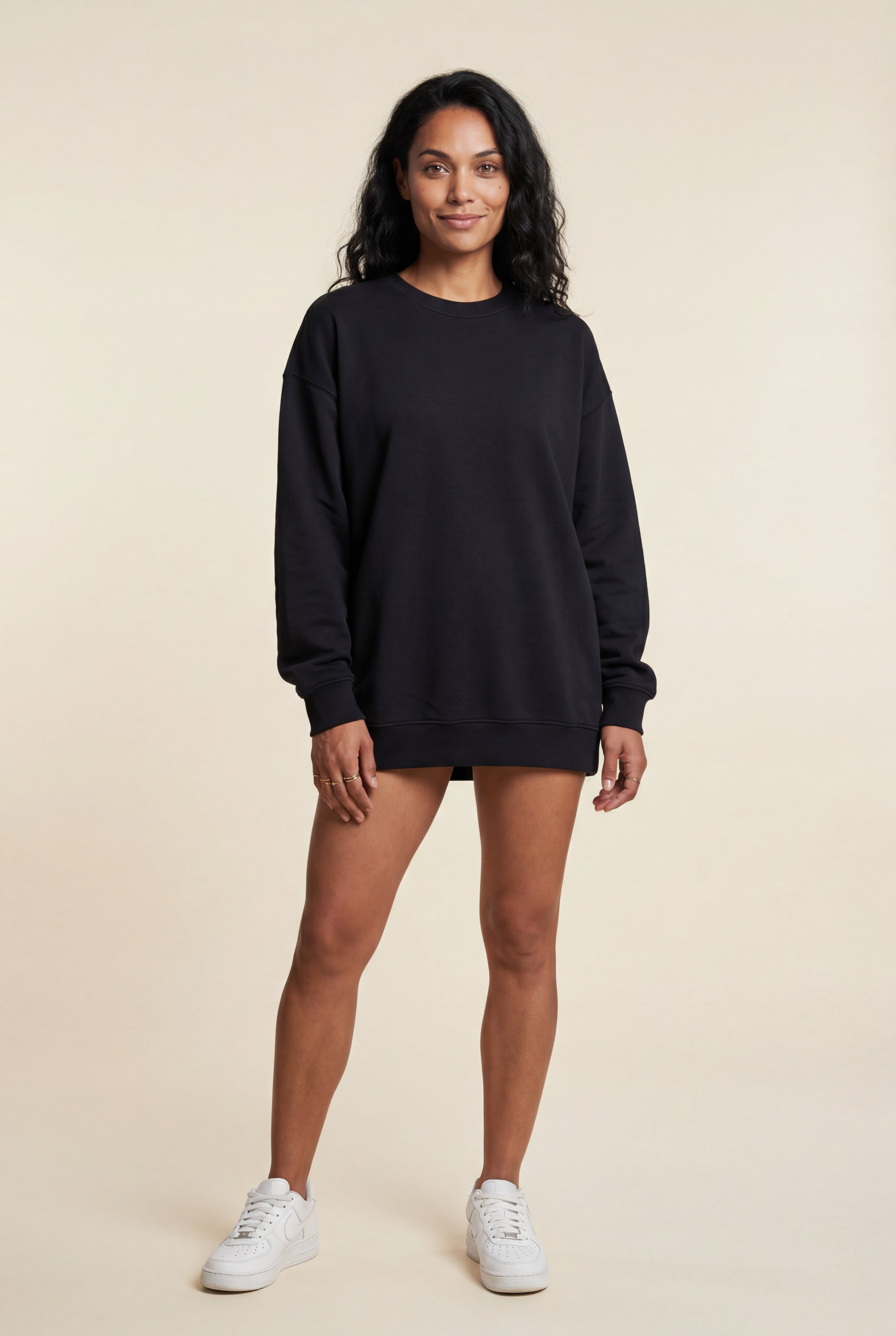 Lia | Motivational Back Print Oversized Graphic Hoodie